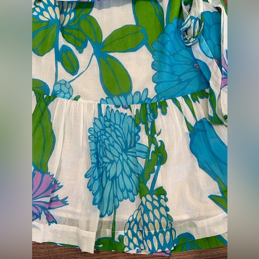 Olivia James The Label Anna Dress in Mod Floral Aqua XS - Picture 7 of 11